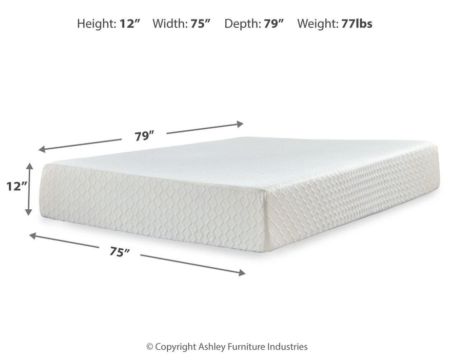 Chime 12 Inch Memory Foam Mattress in a Box - Valley Furniture (Rohnert Park, CA)