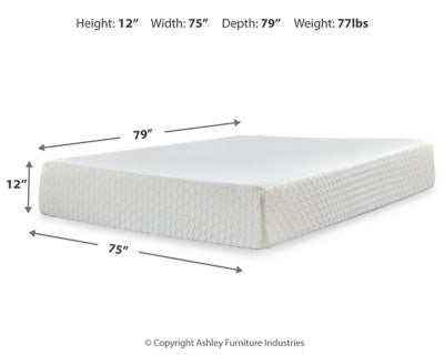 Chime 12 Inch Memory Foam Mattress in a Box - Valley Furniture (Rohnert Park, CA)