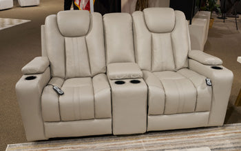 Elevate Edges Glider Reclining Loveseat with Console - Valley Furniture (Rohnert Park, CA)