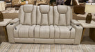 Elevate Edges Reclining Sofa with Drop Down Table - Valley Furniture (Rohnert Park, CA)