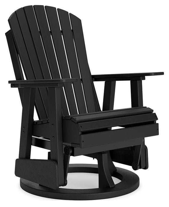 Hyland wave Outdoor Swivel Glider Chair - Valley Furniture (Rohnert Park, CA)
