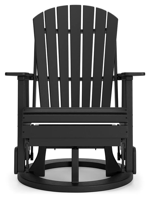 Hyland wave Outdoor Swivel Glider Chair - Valley Furniture (Rohnert Park, CA)