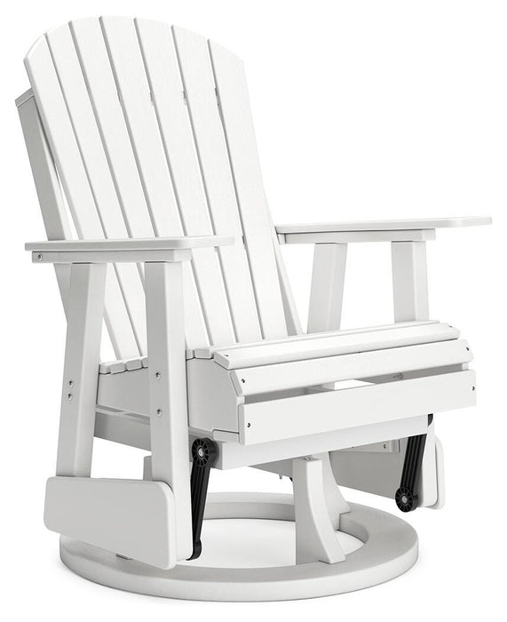 Hyland wave Outdoor Swivel Glider Chair - Valley Furniture (Rohnert Park, CA)