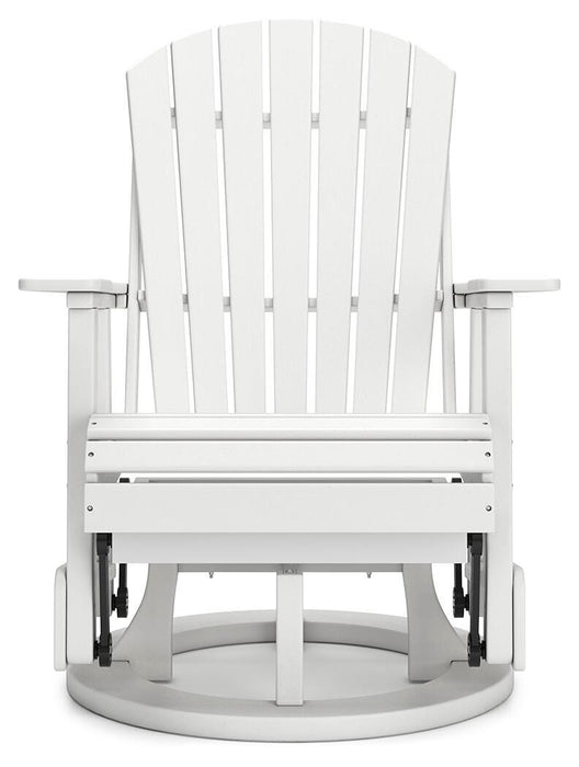 Hyland wave Outdoor Swivel Glider Chair - Valley Furniture (Rohnert Park, CA)
