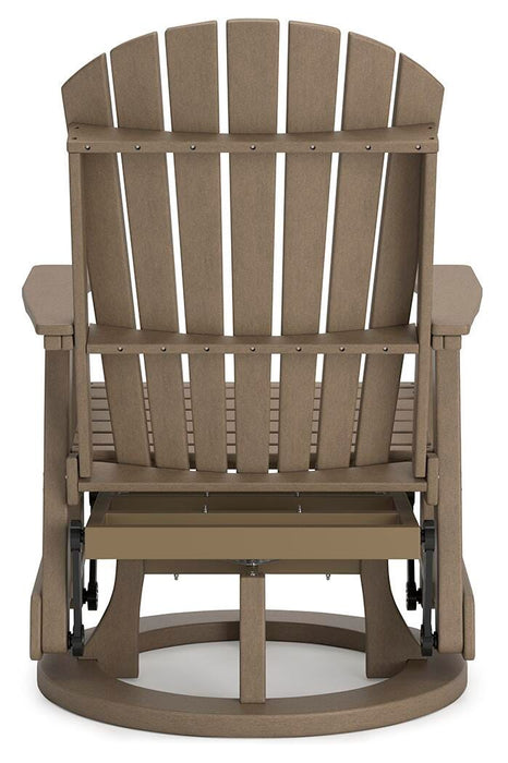Hyland wave Outdoor Swivel Glider Chair - Valley Furniture (Rohnert Park, CA)