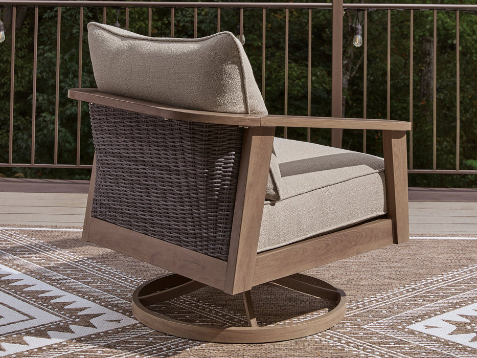 Harmony Headlands Outdoor Swivel Lounge with Cushion - Valley Furniture (Rohnert Park, CA)