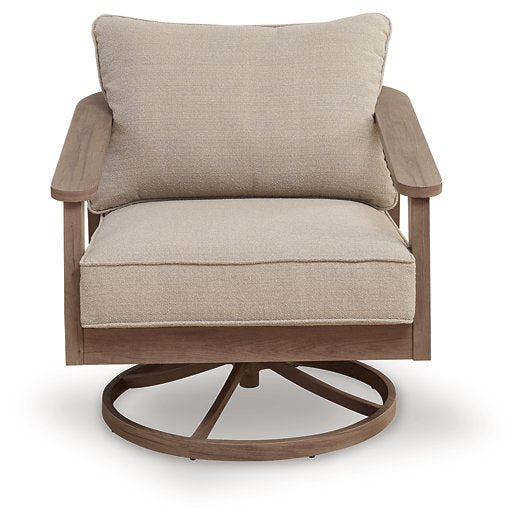 Harmony Headlands Outdoor Swivel Lounge with Cushion - Valley Furniture (Rohnert Park, CA)