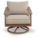 Harmony Headlands Outdoor Swivel Lounge with Cushion - Valley Furniture (Rohnert Park, CA)