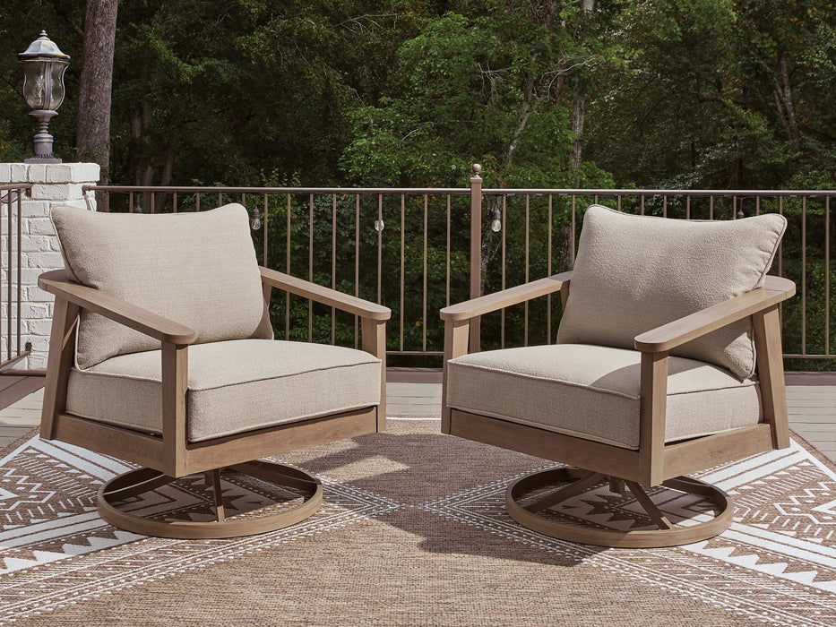 Harmony Headlands Outdoor Swivel Lounge with Cushion - Valley Furniture (Rohnert Park, CA)