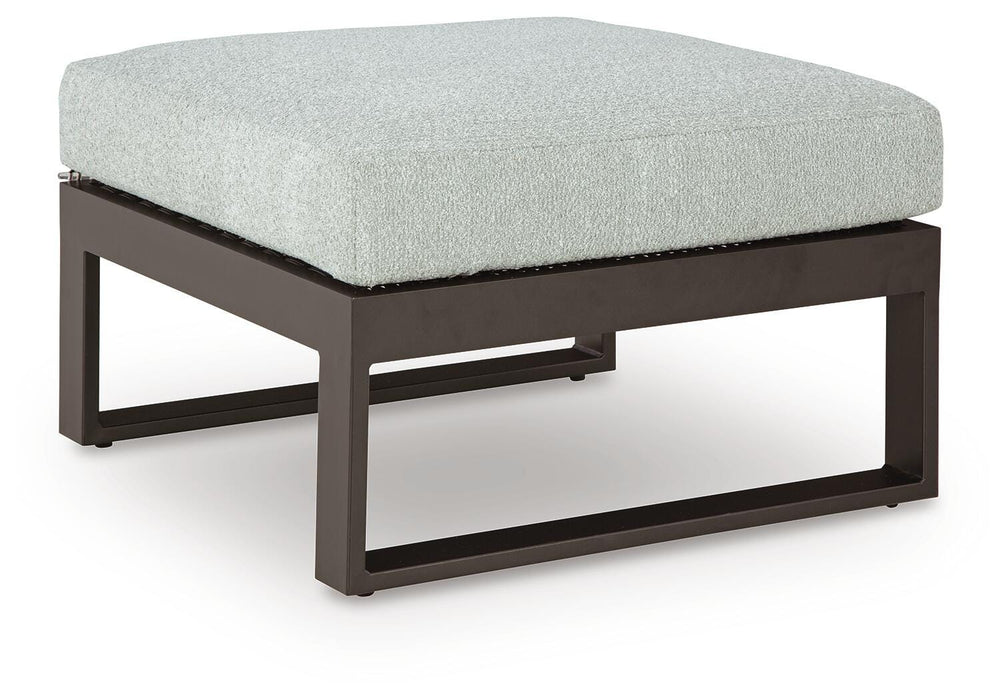 Beachloft Outdoor Ottoman with Cushion - Valley Furniture (Rohnert Park, CA)