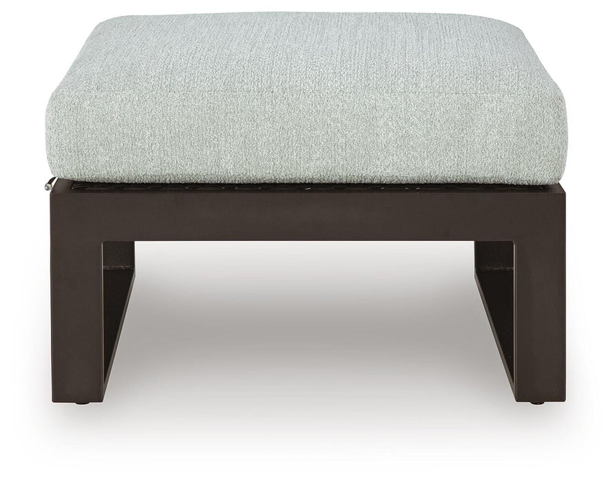 Beachloft Outdoor Ottoman with Cushion - Valley Furniture (Rohnert Park, CA)