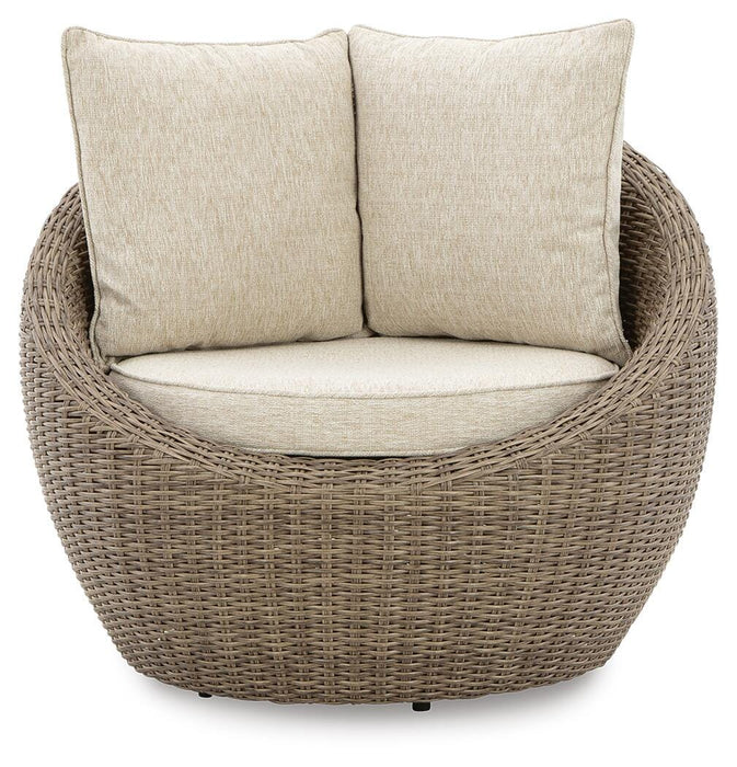 Danson Swivel Lounge with Cushion (Set of 2) - Valley Furniture (Rohnert Park, CA)