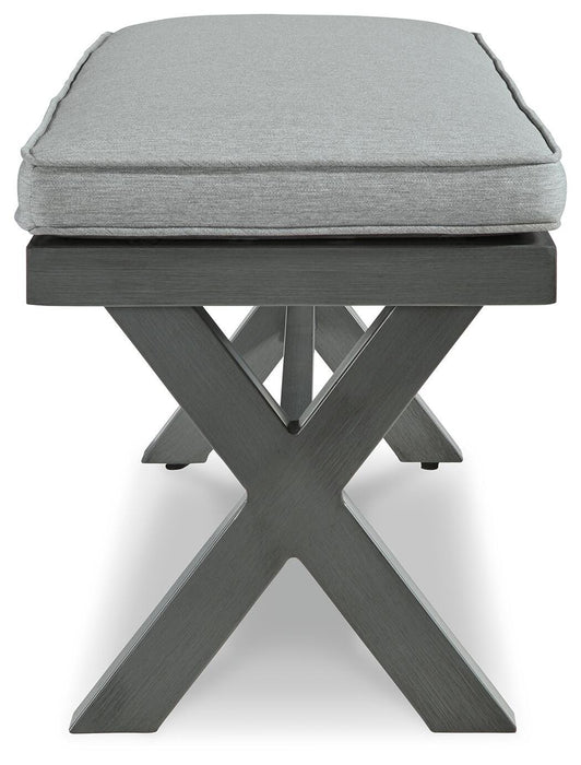 Elite Park Outdoor Bench with Cushion - Valley Furniture (Rohnert Park, CA)