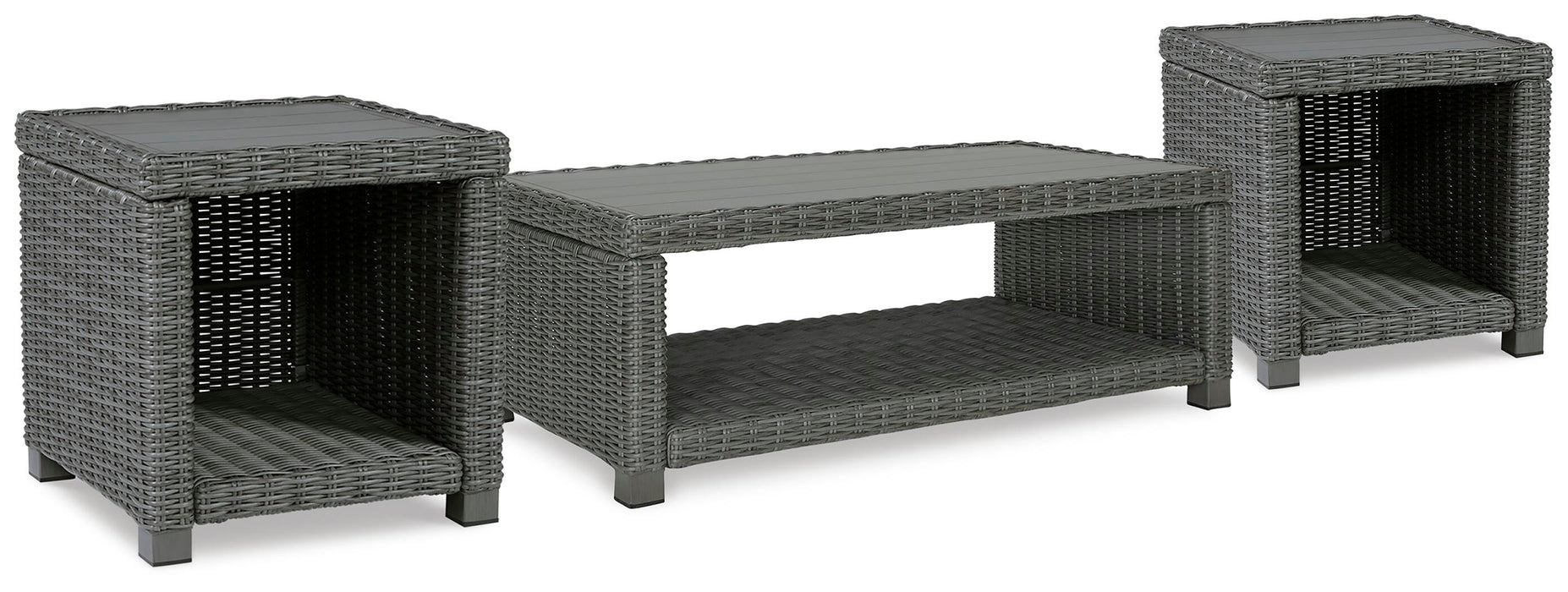 Elite Park Outdoor Occasional Table Set - Valley Furniture (Rohnert Park, CA)