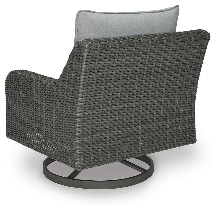 Elite Park Outdoor Swivel Lounge with Cushion - Valley Furniture (Rohnert Park, CA)
