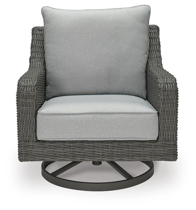 Elite Park Outdoor Swivel Lounge with Cushion - Valley Furniture (Rohnert Park, CA)