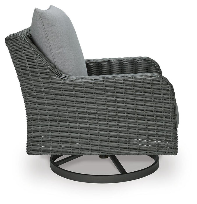 Elite Park Outdoor Swivel Lounge with Cushion - Valley Furniture (Rohnert Park, CA)