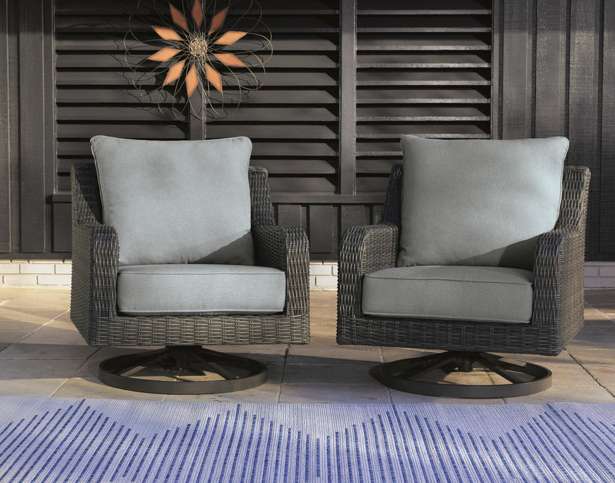 Elite Park Outdoor Swivel Lounge with Cushion - Valley Furniture (Rohnert Park, CA)