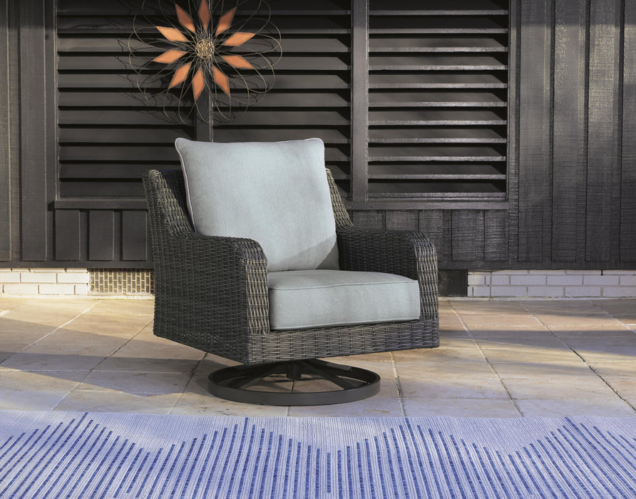 Elite Park Outdoor Swivel Lounge with Cushion - Valley Furniture (Rohnert Park, CA)