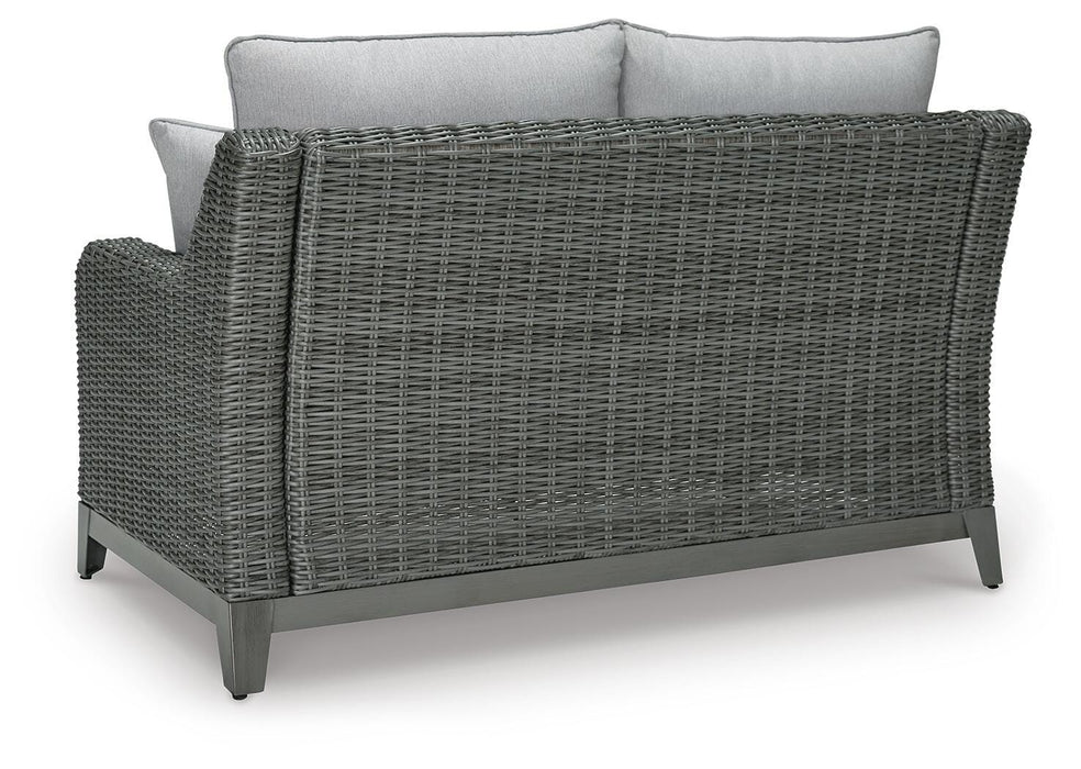 Elite Park Outdoor Loveseat with Cushion - Valley Furniture (Rohnert Park, CA)
