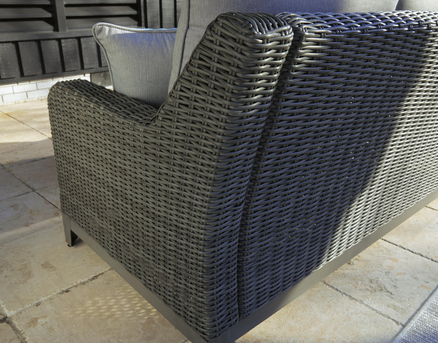 Elite Park Outdoor Loveseat with Cushion - Valley Furniture (Rohnert Park, CA)