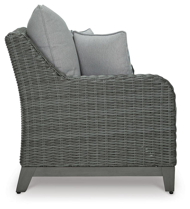 Elite Park Outdoor Loveseat with Cushion - Valley Furniture (Rohnert Park, CA)