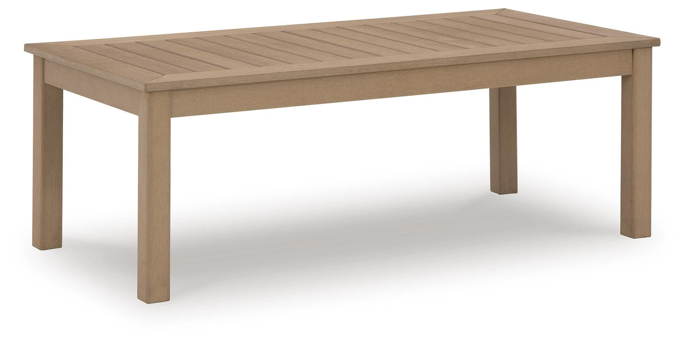 Hallow Creek Outdoor Coffee Table - Valley Furniture (Rohnert Park, CA)