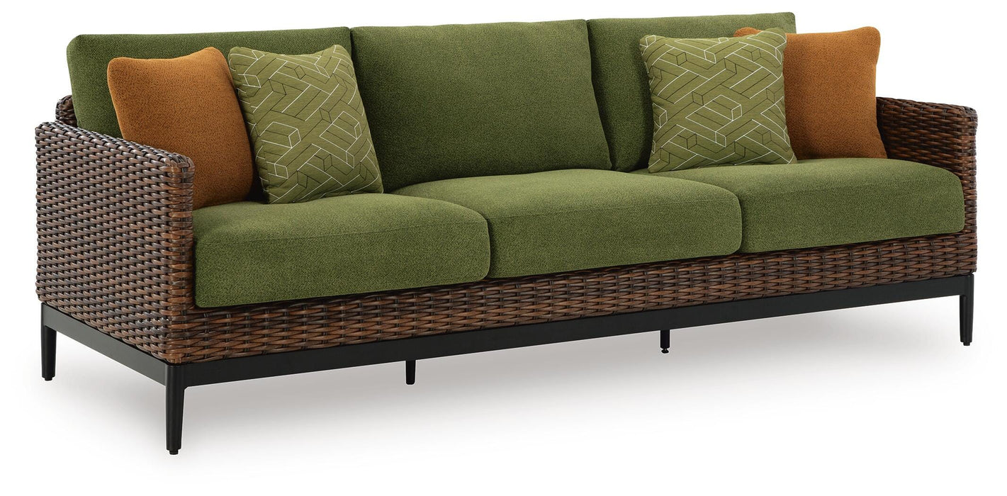 Horizon Hall Outdoor Sofa with Cushion - Valley Furniture (Rohnert Park, CA)