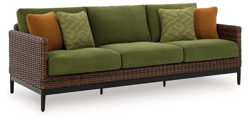 Horizon Hall Outdoor Sofa with Cushion - Valley Furniture (Rohnert Park, CA)