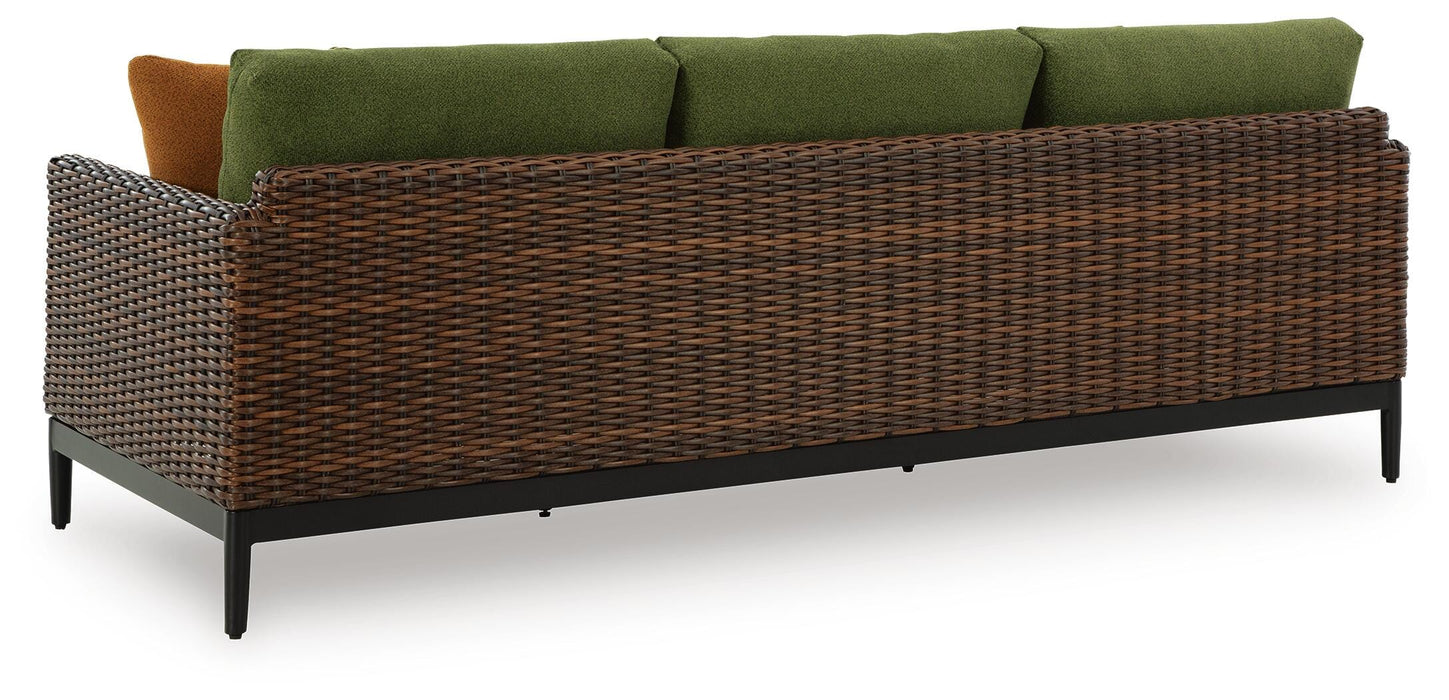 Horizon Hall Outdoor Sofa with Cushion - Valley Furniture (Rohnert Park, CA)