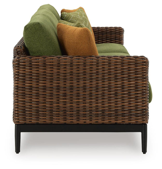 Horizon Hall Outdoor Sofa with Cushion - Valley Furniture (Rohnert Park, CA)