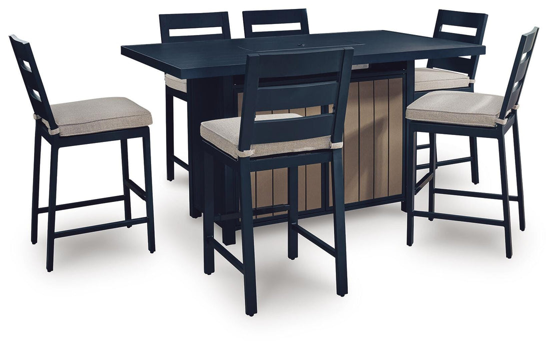 East Beach Outdoor Dining Set - Valley Furniture (Rohnert Park, CA)