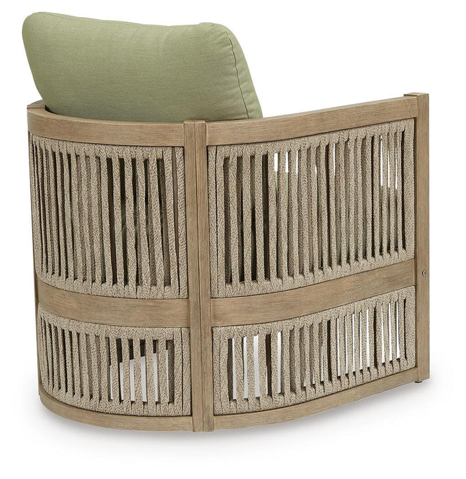 Serena Shores Outdoor Lounge Chair (Set of 2) - Valley Furniture (Rohnert Park, CA)