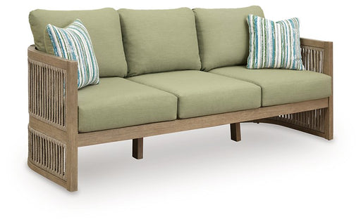 Serena Shores Outdoor Sofa with Cushion - Valley Furniture (Rohnert Park, CA)