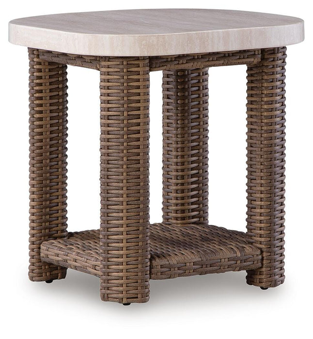 Dolan Creek Outdoor End Table - Valley Furniture (Rohnert Park, CA)