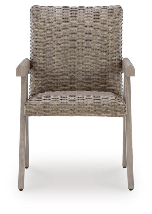 Cliff Trails Outdoor Arm Chair (Set of 2) - Valley Furniture (Rohnert Park, CA)