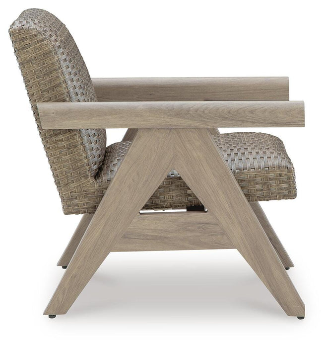 Cliff Trails Outdoor Rocking Lounge Chair - Valley Furniture (Rohnert Park, CA)