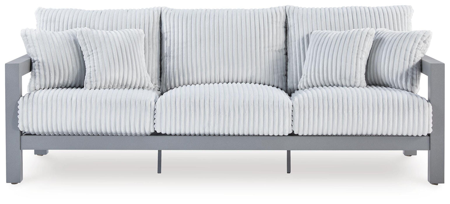 Hurley Park Outdoor Sofa with Cushion - Valley Furniture (Rohnert Park, CA)