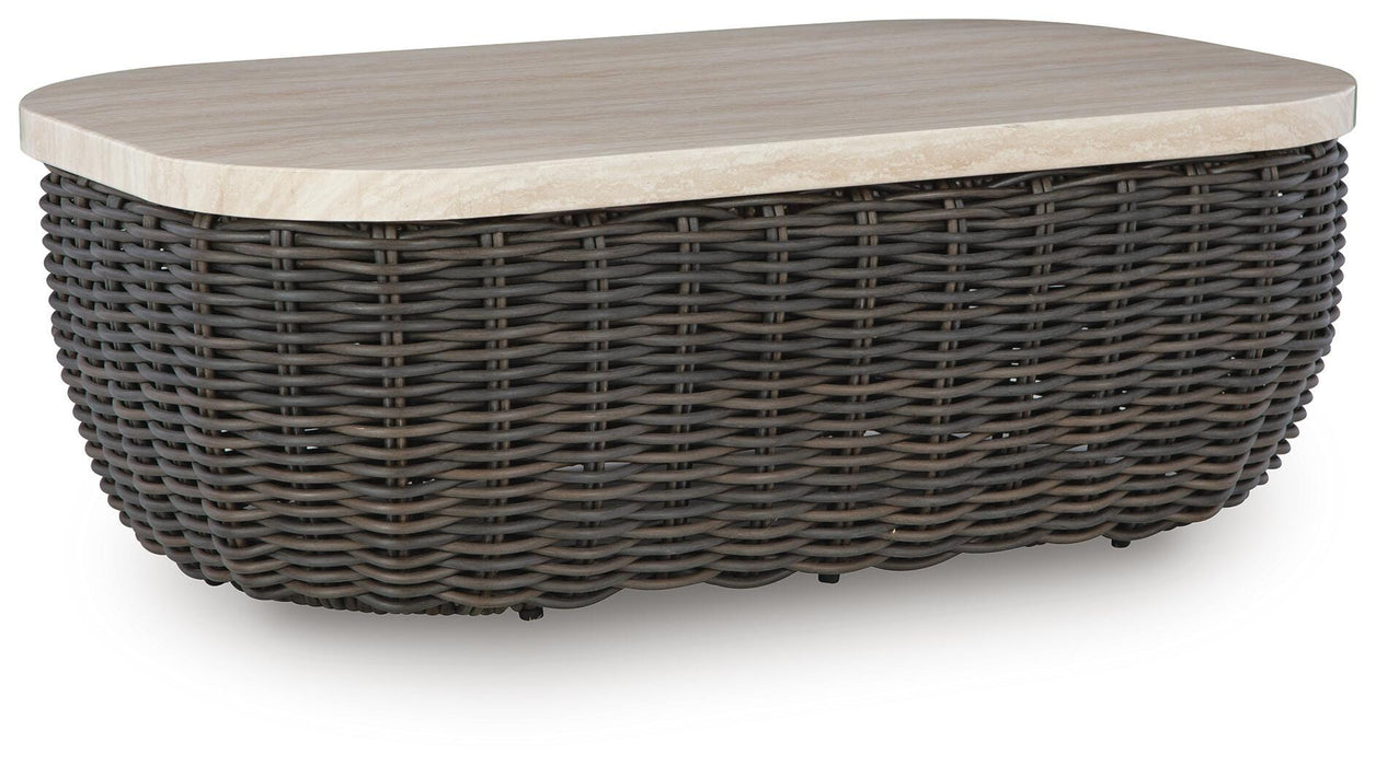 Kimora Outdoor Coffee Table - Valley Furniture (Rohnert Park, CA)