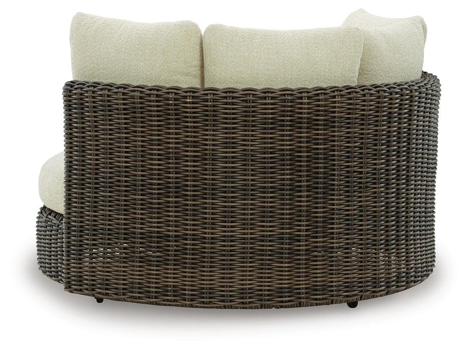 Kimora Outdoor Swivel Lounge Chair with Cushion - Valley Furniture (Rohnert Park, CA)
