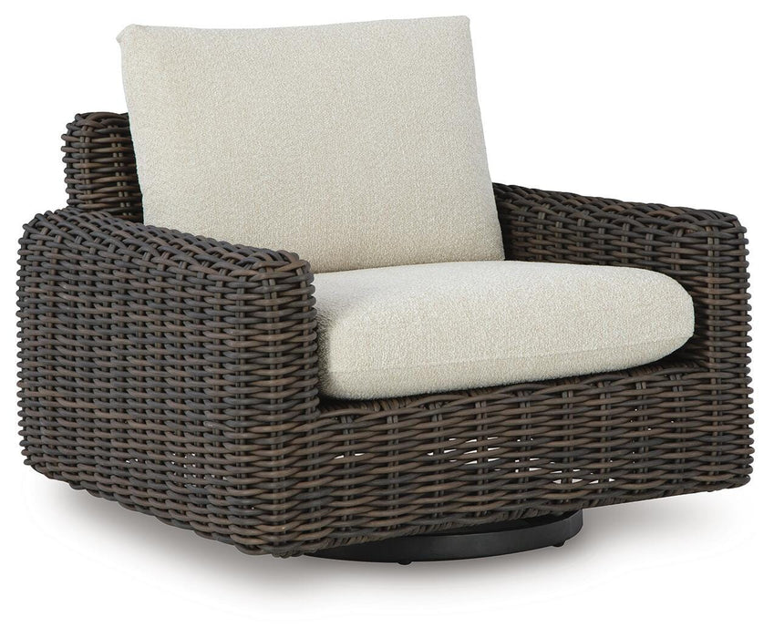 Kimora Outdoor Swivel Lounge Chair - Valley Furniture (Rohnert Park, CA)