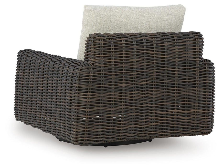 Kimora Outdoor Swivel Lounge Chair - Valley Furniture (Rohnert Park, CA)