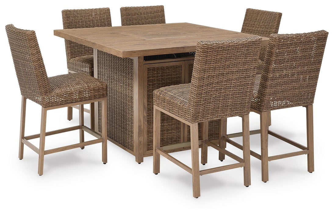 Walton Bridge Outdoor Dining Set - Valley Furniture (Rohnert Park, CA)