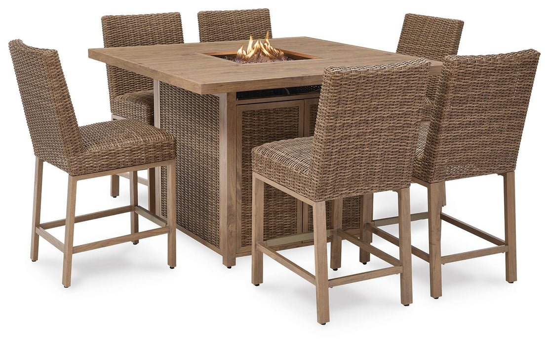 Walton Bridge Outdoor Dining Set - Valley Furniture (Rohnert Park, CA)