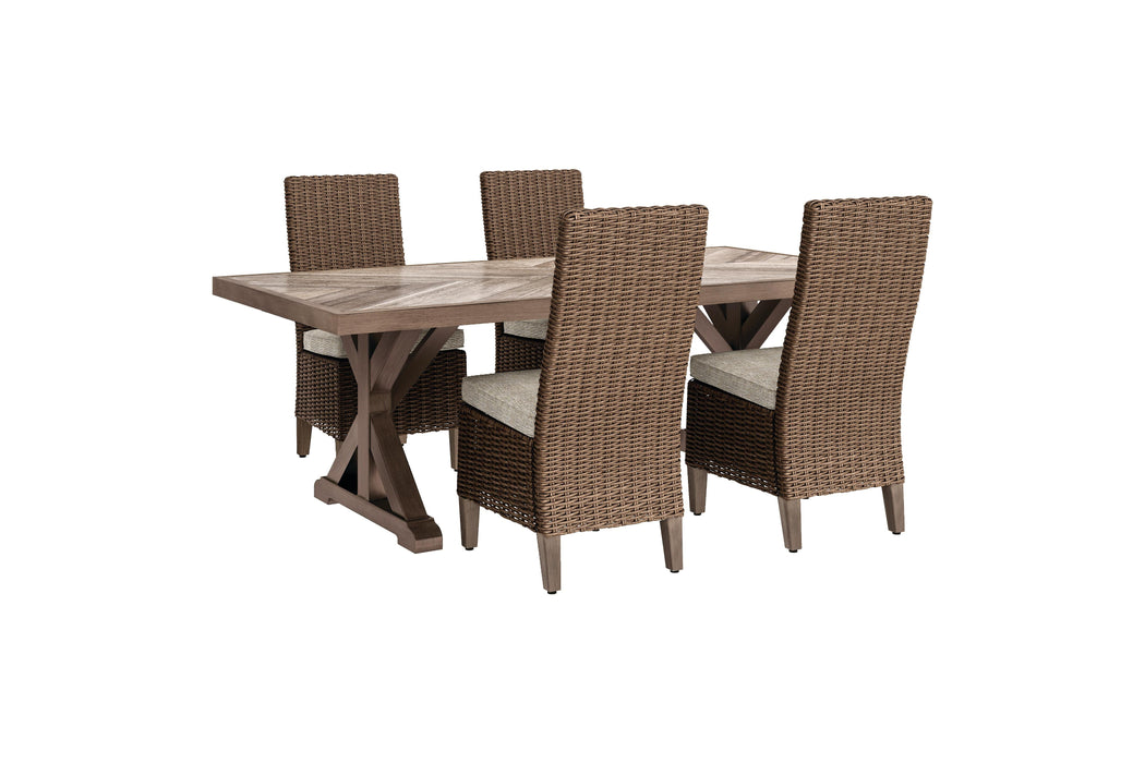 Beachcroft Outdoor Dining Set - Valley Furniture (Rohnert Park, CA)