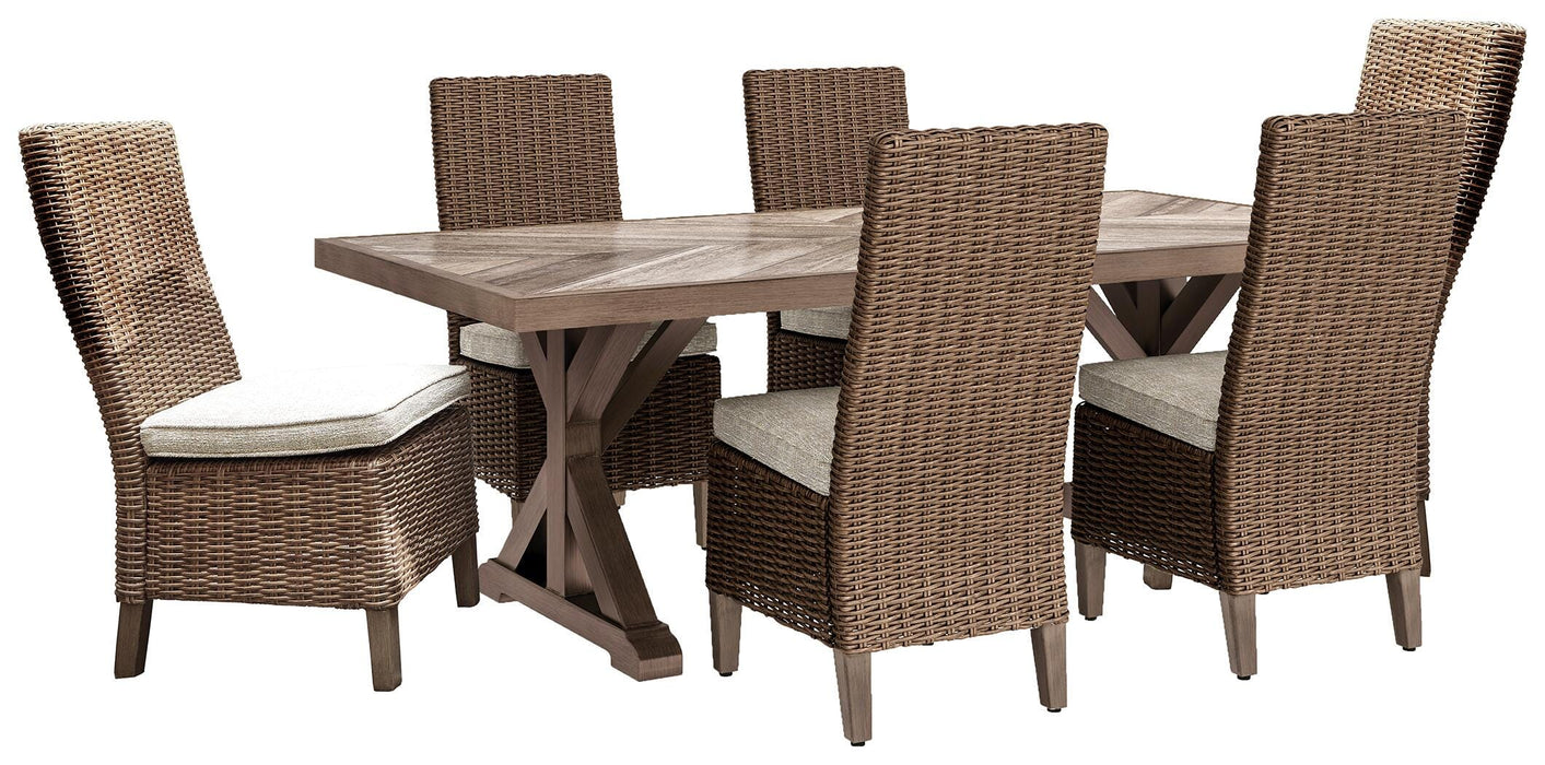 Beachcroft Outdoor Dining Set - Valley Furniture (Rohnert Park, CA)