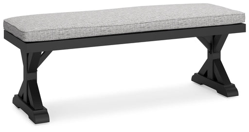 Beachcroft Outdoor Bench with Cushion - Valley Furniture (Rohnert Park, CA)