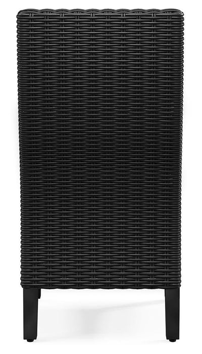 Beachcroft Outdoor Side Chair with Cushion (Set of 2) - Valley Furniture (Rohnert Park, CA)