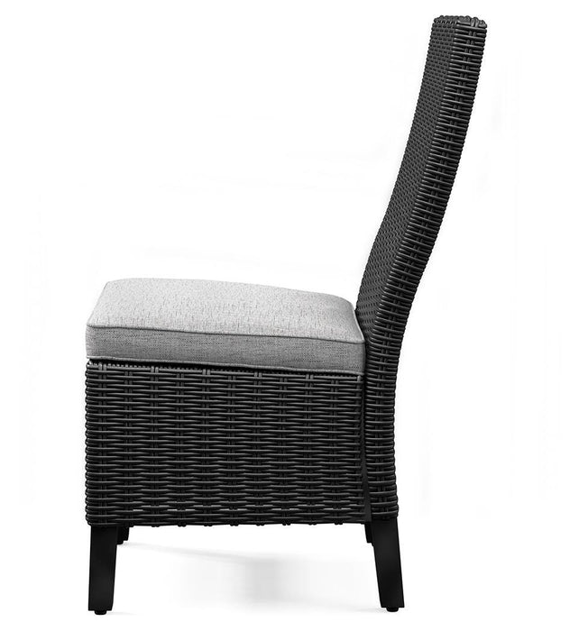 Beachcroft Outdoor Side Chair with Cushion (Set of 2) - Valley Furniture (Rohnert Park, CA)