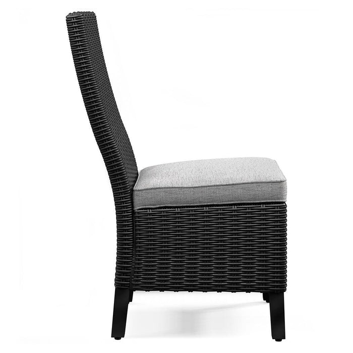 Beachcroft Outdoor Side Chair with Cushion (Set of 2) - Valley Furniture (Rohnert Park, CA)